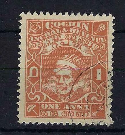 Image of Indian Feudatory States ~ Cochin 90a FU